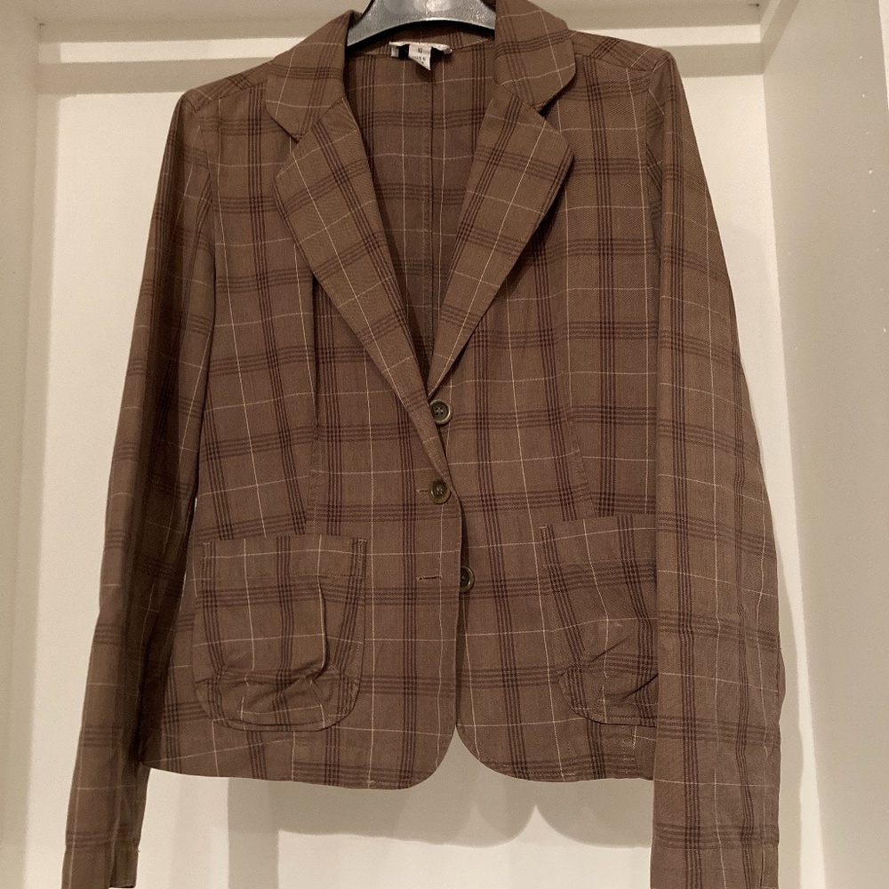 Plaid Blazer